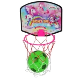 Asian Portable Plastic Basketball with Hoop for Kids Multicolor (Unicorn Theme)