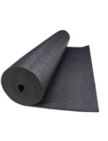 CLOUDHUB Yoga Mats for Women and Men NBR Material with Carrying Strap, Extra Thick Exercise Mats for Workout Yoga Mat for Women for Workout, Yoga, Fitness, Exercise Mat Anti Slip Yoga Mats (4mm) (Black)