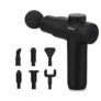 Lifelong LLGM109 Percussion Massage Gun for Pain Relief, Deep Tissue, 6 Speeds & 7 Massage Heads, Cordless, Quiet Operation for Neck, Shoulders, Back, Arms, Legs & Feet (Black)