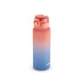 CELLO Buzz Large Sipper Water Bottle, 1160ml Peach Blue | Leakproof, Easy to Carry, Lightweight | Gym Straw Water Bottle For Fitness, Office, School, Sports & Outdoor Hydration