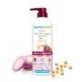 Mamaearth Onion Shampoo for Hair Growth and Hair Fall Control with Onion and Plant Keratin | Reduces Hair Fall | Strengthens & Smoothens Hair | For Men & Women | 600ml