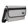 F Gear Kyoto Grey 8L Premium Tablet Sling Bag | Melange Herringbone Fabric | Fits 15” Laptop/Tablet | Lightweight, 1 Compartment & 2 Pockets | Ideal for Work, College, Daily Commute & Travel