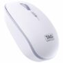 TAG WM500 White/Grey Wireless Mouse, 2.4GHz USB Receiver, Dedicated DPI Button (800/1200/1600), 4 Buttons, Ambidextrous & Light, Power-Saving, 10m Range, 1x AA Battery, Supports Windows/Mac/Linux/iOS