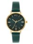French Connection Luna | Green Dial | Rose Gold Tone Case | Green Leather Strap | Analog Watch for Women – FCN00071A