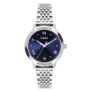 TIMEX Analog Watch for Women with Blue Round Dial & Silver Stainless Steel Bracelet Band Water Resistant Women’s Wrist Watches – TWEL20201