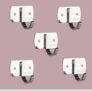 JIALTO 5 PCS Steel Wall Hanger for Clothes, Door Hooks, Bathroom and Door Cloth Hanger, Mounted Hangers for Shirts, Dresses, and More (Silver, 1 Hook)