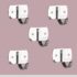 SELPAK Professional Wall-Mounted Centre Feed Toilet Roll Dispenser (Black)