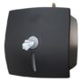 SELPAK Professional Wall-Mounted Centre Feed Toilet Roll Dispenser (Black)