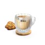 Treo by Milton Orbit High Borosilicate Glass Tea & Coffee Mug Set of 1, 250 ml I Micro Wave & Refrigerator Safe I Reduced Condensation I Food Safe I Premium Gifts for Woman, Man
