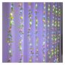 One94Store 180 LED Multicolor Artificial Leaf Curtain String Lights, 3x1m – 8 Lighting Modes, Decorative Fairy Lights for Home, Balcony, Wedding, Party, Diwali, Christmas & Festival Decoration