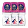 Rexona Lotus Flower & Shea Butter Antiperspirant Roll-On | for Women |72H Odour Protection | Limited Edition Pack – ICC Women’s Cricket World Cup India 2025 |50 ML (Pack of 3)