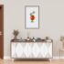 Spyder Craft Marcos Multi Purpose Five Door Buffet Console Cabinet, Geometric TV Stand with Open Shelves : Show Off Your Decor & Keep Your Electronics Organized, Color Wood Brown, 1 Year Warranty