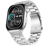 Fire-Boltt Brillia Pro Smart Watch 2.02″ Super AMOLED Display with Bluetooth Calling, SPO₂ & Heart Rate Monitor, 120+ Sports Modes, IP67 Waterproof Metal Smartwatch for Men & Women – Silver
