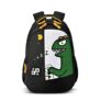 Gear Giant Monster Backpack 15″/20L Small Water Resistant School Bag/Casual Backpack/Daypack/Kids Bag for Boys/Girls (Black-Yellow)