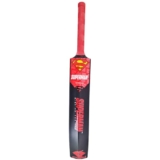 Kaizen Super-Rise Cricket Bat – Size 8 Plastic Fibre Bat for Kids | Lightweight & Durable Cricket Bat for Practice & Fun Play – Black Color