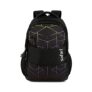 Safari Hitech Large Size 35 Ltrs Water Resistant Standard 4 Compartment Backpack – Black