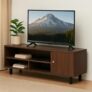 Royaloak Nova Entertainment Unit | Engineered Wood | Melamine Finish | Ample Storage | Wire Manager | Middle Leg for Extra Stability | Durable & Long Lasting