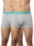 Levis 067 Active Trunk for Men with Contoured Double Pouch, Tag Free Comfort & Smartskin Technology (Grey-Pack of 2)