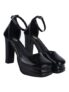 Shoetopia girls Zepto Black Heeled Sandal – 4 UK (Girls-Zepto-Black)
