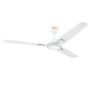 Orient Electric 1200 mm Pacific Air Déco| Decorative ceiling fan | Powerful airflow| BEE1 Star Rated | 2-year warranty | White Silver, pack of 1
