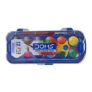 DOMS Non-Toxic 23mm Water Colour Cake Set with Paint Brush (12 Assorted Shades x 4 Set) (DM7427P4)