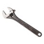Eastman Adjustable Wrenches Set Of 1Pcs, 08/200 Mm, Phosphate Finish Fully Hardened And Tempered Plumbing Tools, Adjustable Wrench for All Nut Sizes, Black Phosphate Coating (E-2051P)