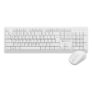 Zebronics Wireless Keyboard & Mouse Combo, 104 UV-Coated Keys, ₹ Key, 12 Multimedia Keys, Retractable Stand, 4 Button Mouse, 1600 DPI, High Precision, USB Nano Receiver (Companion 116, White)