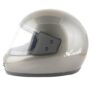 Sage Square Audi Full Face Clear Visor Helmet | ISI Certified | High Standard Safety | Extra Comfort & Stylish (XLarge, Grey Glossy)
