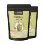 TE-A-ME Vanilla + Matcha Green Tea Powder – 100g (66 Servings) | 50g – Pack of 2 | Make Delicious Vanilla Latte Flavoured | 100% Natural | Ceremonial Grade