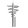 Colors Queen Extreme Color Kajal Pencil – 09 Chrome Silver, 0.4g | Smooth One Stroke Application with Ultra Creamy Texture | 16 Hrs Long Stay, Non Transfer, Smudge Proof & Waterproof Kajal for Women