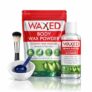 WAXED™ Body Wax Powder for Women Waxing Set | Instant Hair Removal | Papaya Enzyme Activator | Full Body Wax | 100g Powder + 100ml Activator | With Bowl, Spoon & Brush Included.(Pack of 1)