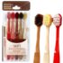 Toyshine HB Pencil Set with Erasers on Top | Pack of 10 Round Hole Groove Grip Pencils with Sharpene & Pencil Cap | Comfortable Writing School Stationery for Kids & Students – B