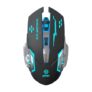 pTron Flick M2 Wireless Gaming Mouse w/RGB Lights, Precision Tracking, Dual Wireless Modes-BT & 2.4GHz, 6 Buttons, Thumb Support, Rechargeable, Ergonomic Design for Laptop, Smartphone, Tablet (Black)