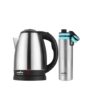 Kenstar ESTELLA COMBO Electric Kettle 1.8L & Stainless Steel Bottle | Concealed Heater | Auto Cut-Off & LED Indicator | 1350 W | SS Finish