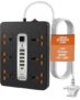 DR VAKU® 12in1 2000W Extension Board with 6 Universal Sockets & 5 USB A Ports (18W), 20W Fast PD Type C Charge 3 Meter Heavy Duty Cord Smart Chip Power Strip for Home Office Travel, 220 Volts- Black