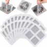 Antson Disposable Shower Drain Cover Hair Catcher Shower Drain Mesh Stickers, Bathroom, Laundry, Bathtub, Kitchen Shower Drain Floor Sink Strainer Filter Mesh (10)
