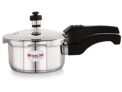 NIRLON Stainless Steel Outer Lid Sandwich Bottom Pressure Cooker/Induction and Gas Stove Compatible, 1 Litre