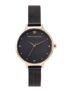 French Connection Women’s Amour Analog Watch Black Strap-FCN00018E