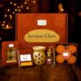 D’Velas™ Aroma Glow Gift Hamper | Ceramic Oil Burner with Wax Melts, Tealight Candles, Car Perfume, Scented Diyas | Premium Home & Office Gift Set | Decorative & Aromatic Combo