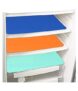 PrettyKrafts Waterproof Refrigerator Drawer Mats/Fridge Mats/Multipurpose Mats Set of 3 (Mix Color)
