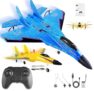 Amitasha Remote Control Airplane for Kids, RC Camera Glider Plane with Light Foam Aeroplane Fighter Jet for Kids Adults 360° Flip, Stunt Roll Drones Toy Gift for Kids Boys
