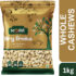 OPEN SECRET Premium Whole Kaju – High Protein Dry Fruit, Fasting Vrat Special Cashews(1 x 1 kg)