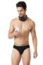 Van Heusen Cotton Men Anti Bacterial Briefs – Colour Fresh, 4 Way Stretch, Moisture Wicking_30001_Pure Black_L, Large