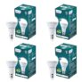 Philips 14W Emergency LED Bulb | Stellar Bright B22 Inverter LED Bulb for Power Cuts | Crystal White, Pack of 4