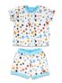Nino Bambino Organic Cottton Unisex Baby Boys Baby Girls Top & Bottom Sets Dress Sleepsuits (2-3Years)