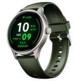 Boat Lunar Discovery Neo, 1.39″ (3.5 cm) Round HD Display, Premium Metallic Finish, Animated Watchfaces, 100+ Sports Mode, Bluetooth Calling, Smart Watch for Men & Women (Olive Gold)