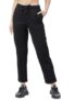 Tokyo Talkies Women Black Solid Regular Fit Track Pants
