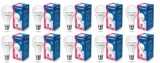 Crompton Emergency 9W LED Bulb Base B22 Cool Day Light (Pack of 10)