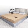 CareFoam 100% Waterproof Premium Cotton Mattress Protector | Breathable and Hypoallergenic Ultra Soft Fitted Bed Protector | Single 72 x 36 Inch, Fits 10 Inch Beige | Small beds Kids Hospital beds