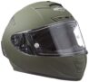Steelbird Hi-Gn SA-2 AERONAUTICS MATT B.GREEN WITH PLAIN VISOR 580MM
